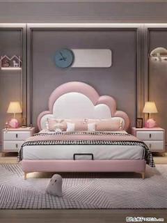 佛山大厂货，高质量仿真皮，实木床边，高密度海绵，带实木床板，全新包装，特价处理 - 白银28生活网 by.28life.com